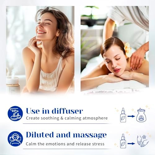 HIQILI Bergamot Essential Oil for Diffuser, Skin, Hair, DIY, 100% Pure & Natural - 16 Fl Oz (500 mL)