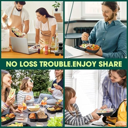 Glotoch 20 Pack 32OZ Meal Prep Containers Reusable Microwave Safe,Extra Large &Thick Food Storage Containers With Lids, Durable Bento Boxes BPA-free, Stackable,Dishwasher/Freezer Safe