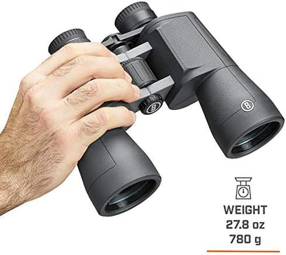 Bushnell PowerView 2 Binoculars, High-Definition Binoculars with Multi-Coated Lenses, Durable Aluminum Alloy Chassis, Wide Field of View, Ideal for Wildlife Observation, Hiking and Sporting Events