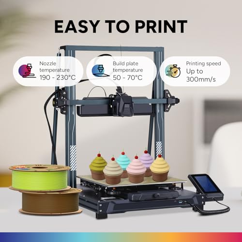 OVERTURE Matte PLA 3D Printer Filament 1.75mm, Matt Surface & Low Warping Filament 1kg Spool (2.2 lbs), Accuracy +/- 0.02 mm, Fit Most FDM Printers (Matte Grass Green)