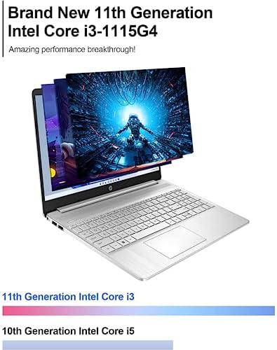 HP Pavilion 15.6" HD Touchscreen Anti-Glare Laptop, 16GB RAM, 1TB SSD Storage, Intel Core Processor up to 4.1GHz, Up to 11 Hours Long Battery Life, Type-C, HDMI, Windows 11 Home, Silver