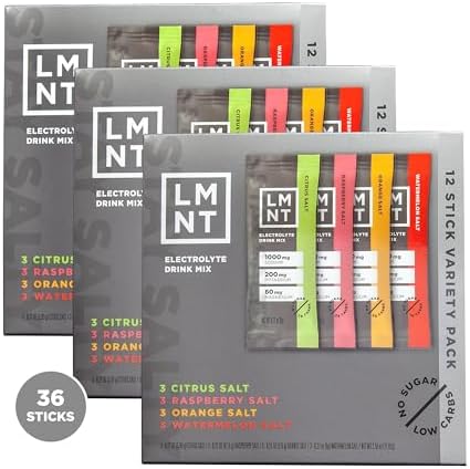 Drink LMNT Zero Sugar Electrolytes - Variety Pack Bundle | Drink Mix | 36-Count