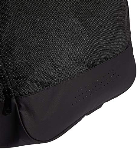 adidas Unisex Defender 4.0 Gym Duffel Bag for Men and Women, Black/White, Large (110L)