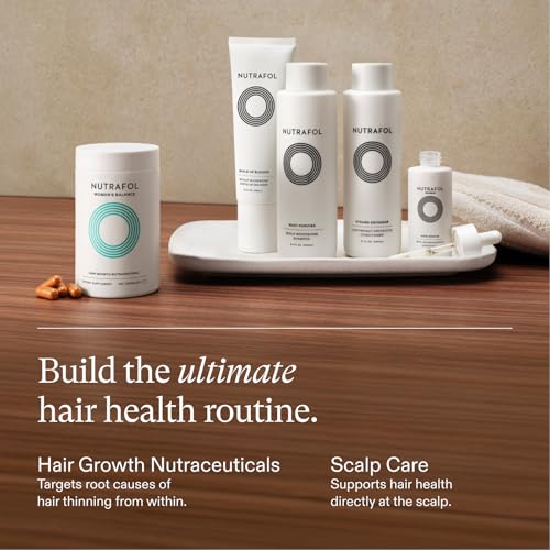 Nutrafol Women's Balance Hair Growth Supplements, Ages 45 and Up, Clinically Proven for Visibly Thicker Hair and Scalp Coverage, Dermatologist Recommended - 1 Month Supply