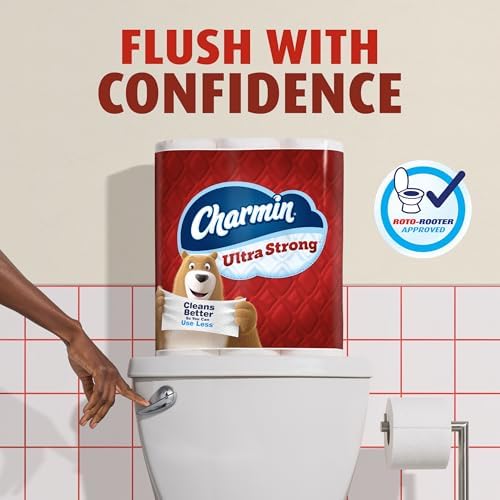 Charmin Ultra Strong Toilet Paper, 18 Mega XL Rolls = 108 Regular Rolls