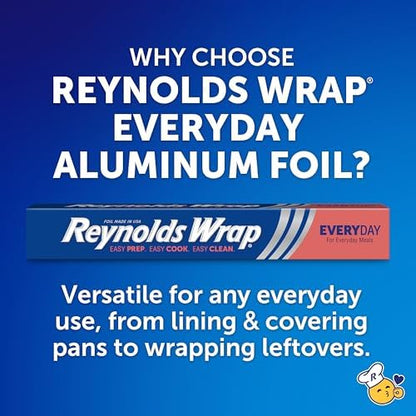 Reynolds Wrap Standard Aluminum Foil, 2 boxes of 175 Square Feet (350 Total)