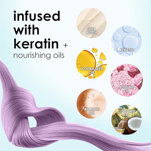 Keracolor Color + Clenditioner 3-in-1 Color-Depositing Conditioner, Gently Cleanses & Conditions, Semi-Permanent Hair Color, 23 Shades, 12 Fl Oz