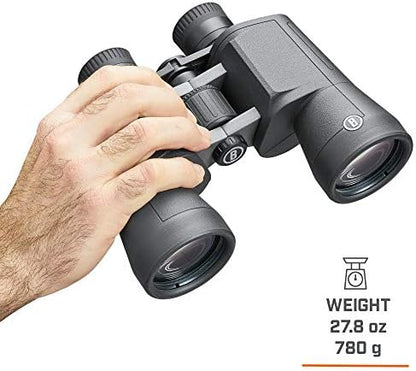 Bushnell PowerView 2 Binoculars, High-Definition Binoculars with Multi-Coated Lenses, Durable Aluminum Alloy Chassis, Wide Field of View, Ideal for Wildlife Observation, Hiking and Sporting Events