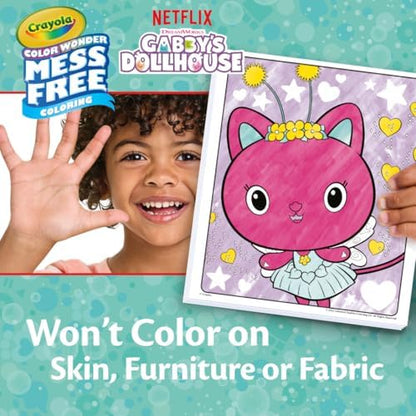 Crayola Color Wonder Gabby's Dollhouse Activity Kit, Mess Free Coloring Set for Toddlers, Travel Activities, Toddler Toys, Gifts for Girls & Boys