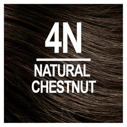 Naturtint 4N Natural Chestnut Permanent Hair Color (Pack of 6), Ammonia Free, Vegan, Cruelty Free, up to 100% Gray Coverage, Long Lasting Results (Packaging may vary)