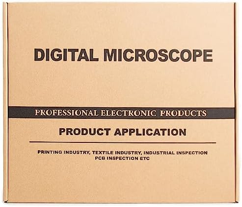 Andonstar AD407 Pro 3D HDMI Soldering Digital Microscope with Pro Metal Stand 4MP UHD and 7 inch Adjustable LCD Screen USB Video Microscopes for Phone Repairing SMT SMD DIY