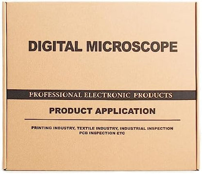 Andonstar AD407 Pro 3D HDMI Soldering Digital Microscope with Pro Metal Stand 4MP UHD and 7 inch Adjustable LCD Screen USB Video Microscopes for Phone Repairing SMT SMD DIY