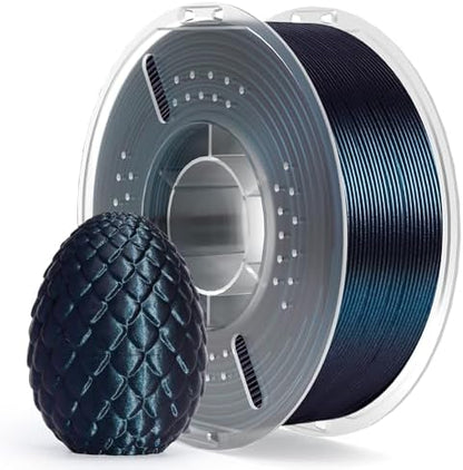 ELEGOO PLA Filament 1.75mm Galaxy Black 1KG, Shiny 3D Printer Filament Dimensional Accuracy +/- 0.02mm, 1kg Spool(2.2lbs) 3D Printing Filament for Most FDM 3D Printers