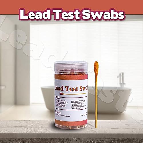 AAwipes Lead Test Kit (320 Rapid Testing Swabs) 30-Second Results. Dip in Water. Home Use for All Surfaces - Painted, Dishes, Toys, Jewelry, Metal, Ceramics, Wood [LS320]