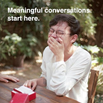 WE'RE NOT REALLY STRANGERS Card Game - 150 Conversation Cards for Couples, Friends, and Strangers - Icebreakers for Game and Date Nights, & Parties - Games for Adults and Teens, Ages 15+, 2-6 Players