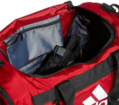 adidas Unisex Defender 4.0 Gym Duffel Bag for Men and Women, Team Power Red, Small (38L)