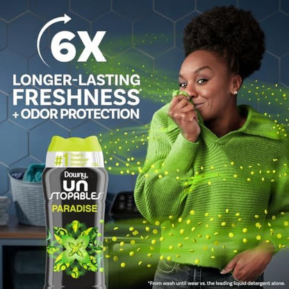 Downy Unstopables In-Wash Laundry Scent Booster Beads, Paradise, 24 oz