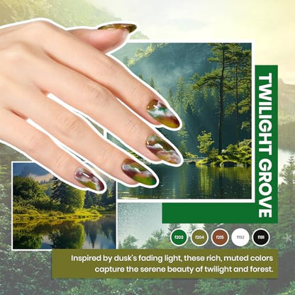 Beetles Gel Nail Polish Kit with U V Light 80Pcs Color Enchantment 55 Colors Gel Polish Starter Kit with Base Top Coat Nail Art Stickers Manicure Tools Gift for Women