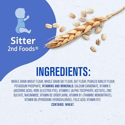 Gerber Baby Cereal 2nd Foods, Grain & Grow, Multigrain, 8 Ounces (Pack of 6)
