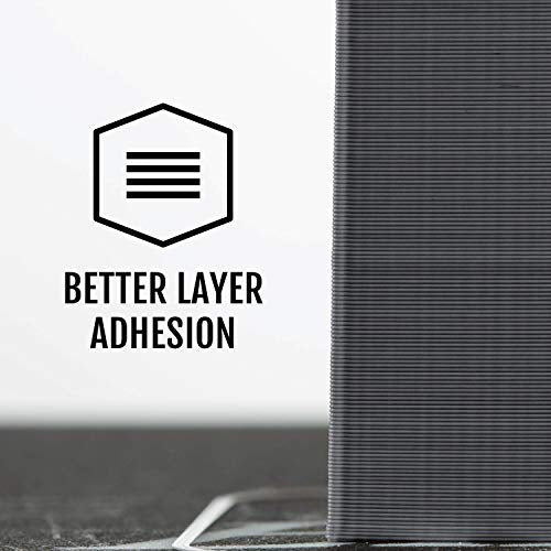 HATCHBOX 1.75mm Silver PLA 3D Printer Filament, 1 KG Spool, Dimensional Accuracy +/- 0.03 mm, 3D Printing Filament