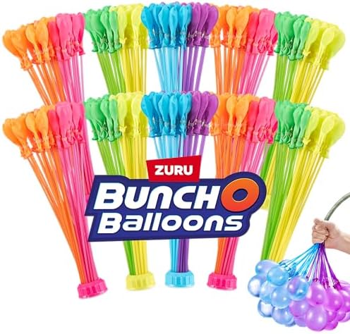 Original Bunch O Balloons Tropical Party 330+ Rapid-Filling Self-Sealing Water Balloons (Amazon Exclusive 10 count, pack of 1) by ZURU Water Balloon for the Whole Family, Kids, Teens and Adults