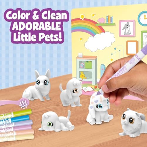 Crayola Scribble Scrubbie Baby Pets Nursery, Baby Animal Toys for Toddlers & Kids, Gift for Girls & Boys, Ages 3, 4, 5