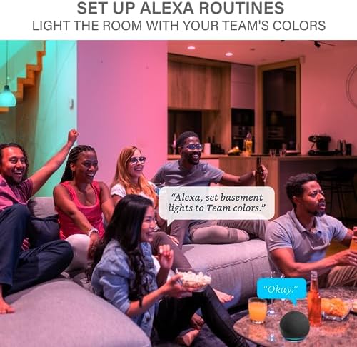 Sengled LED Smart Light Bulb (A19), Matter-Enabled, Multicolor, Works with Alexa, 60W Equivalent, 800LM, Instant Pairing, 2.4 GHz, Wi-Fi, 1-Pack