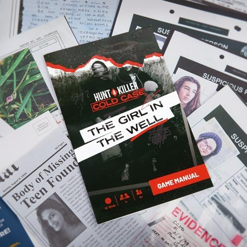 Hunt A Killer: Cold Case: Girl in The Well, an Immersive True Crime Experience, for Fans of Criminal Minds and Forensic Files, Includes 45-90 Minutes of Explicit Content, Appropriate for Ages 14+