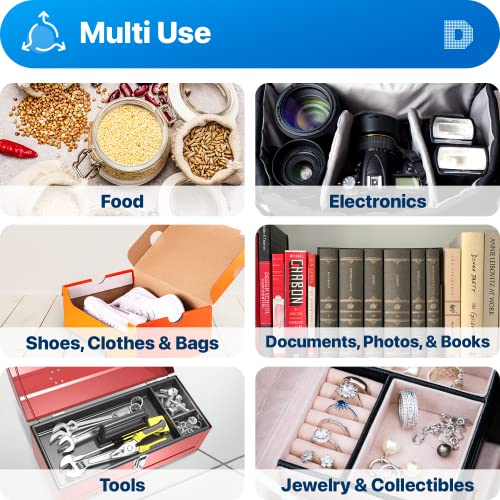 Dry & Dry 500 Gram [2 Packets] Silica Gel Packets Desiccants, Silica Packets - Rechargeable Silica Gel Packs, Moisture Absorbers, Desiccants Packets, Silica Gel