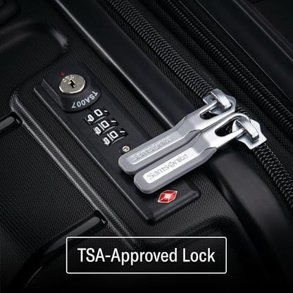 Samsonite Freeform Hardside Carry-On Luggage with Spinner Wheels - Hardshell Suitcase - TSA, Airline-Approved - Expandable Hard Shell, Smooth Rolling Wheels for Lightweight Travel - White