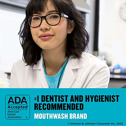 Listerine Cool Mint PocketPaks Portable Breath Strips for Bad Breath, Fresh Breath Strips Dissolve Instantly to Kill 99% of Bad Breath Germs* On-The-Go, Cool Mint, 12 Pack