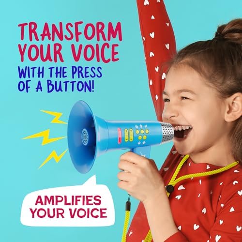 Mini Explorer Voice Changer for Kids - Gifts for Kids - Voice Changing Device for Boys & Girls Ages 3-8+ Olds - Birthday Gifts for 3, 4, 5, 7, 8 Year Old Boy - Outdoor Toys Gift Ideas for Kid, Toddler