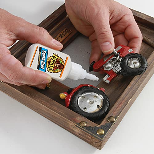Gorilla Super Glue XL, Clear Glue, 25 Gram (Pack of 6) - All Purpose and Fast Setting for Projects and Repairs