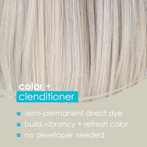 Keracolor Color + Clenditioner 3-in-1 Color-Depositing Conditioner, Gently Cleanses & Conditions, Semi-Permanent Hair Color, 23 Shades, 12 Fl Oz