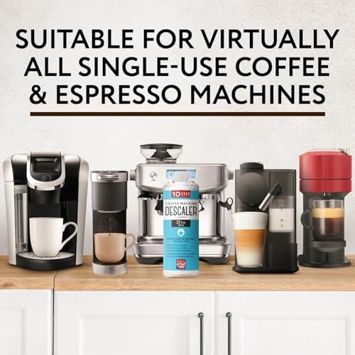 IMPRESA 10 Uses 32oz Coffee Machine Descaler for Keurig and Virtually All Single Use Coffee and Espresso Machines - Made in the USA