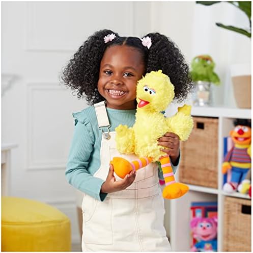 GUND Sesame Street Official Big Bird Muppet Plush, Premium Plush Toy for Ages 1 & Up, Yellow, 14”