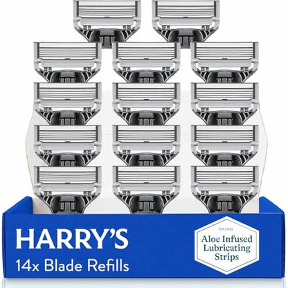 Harry's Razor Blades for Men - 14 Count - Premium Razor Blade Refill Cartridges