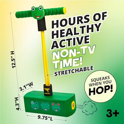 Flybar My First Foam Pogo Jumper for Kids Fun and Safe Pogo Stick for Toddlers, Durable Foam and Bungee Jumper for Ages 3 and up, Supports up to 250lbs