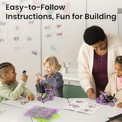 Sillbird Solar Building Robot Kit STEM Gift for Boys Aged 8-14, 12-in-1 DIY Science Educational Toys for Kids Birthday, Solar Powered Robotic Set with 190 Pieces