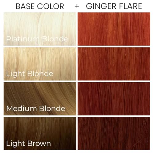 Arctic Fox Semi-Permanent Hair Dye, Vegan & Cruelty-Free, Vibrant Orange Ginger Flare, Ammonia-Free, Peroxide-Free, Conditioning Color, For All Hair Types, 4 Fl Oz (Pack of 2)