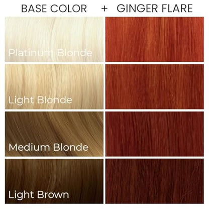 Arctic Fox Semi-Permanent Hair Dye, Vegan & Cruelty-Free, Vibrant Orange Ginger Flare, Ammonia-Free, Peroxide-Free, Conditioning Color, For All Hair Types, 4 Fl Oz (Pack of 2)