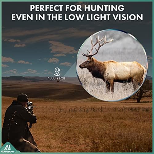 Aurosports 10x25 Binoculars for Adults and Kids, Large View Compact Binoculars with Low Light Vision, Easy Focus Small Binocular for Bird Watching Outdoor Travel Sightseeing Concert Hunting Hiking