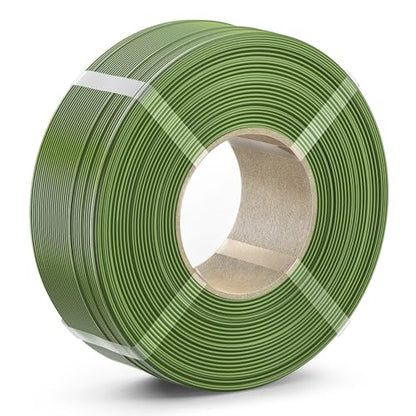 PETG Filament 1.75mm, 1kg(2.2lbs) SUNLU Refill 3D Printer Filament, 1.75mm Dimensional Accuracy +/- 0.02mm, OliveGreen