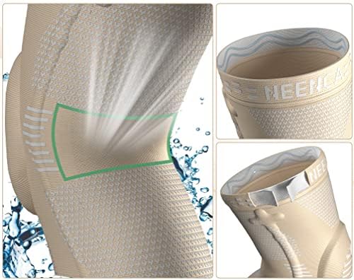 NEENCA Knee Brace for Women & Men, Medical Knee Support with Patella Pad & Side Stabilizers, Knee Compression Sleeve for Knee Pain, Meniscus Tear, ACL, Joint Pain, Runner, Workout - FSA/HSA Eligible