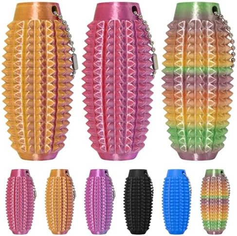 3PCS Little Ouchies Fidget Toys,Pain Stim Fidget Toy Reduce Stress for Adults,Anxiety Relief Pain Stim,Spiky Fidget Keychain for Anxiety and Stress Reduction,Novelty Gifts for Friends