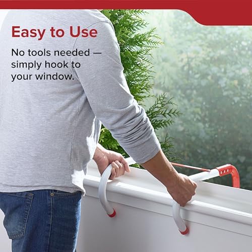 Kidde Fire Escape Ladder, 2-Story Rope Ladder, Extends to 13-Feet, Anti-Slip Rungs