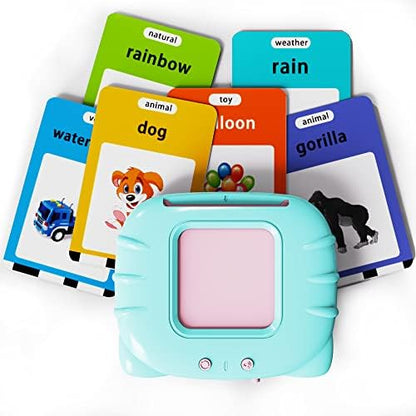 Lapare Audible Educational Toy with Music for Toddlers Age 1 2 3 4 5, 252 Sight Words Flash Cards Kindergarten Toy for Kids to Learn Alphabet Number Color Shapes and More