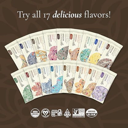 GoMacro MacroBar Organic Vegan Protein Bars - Double Chocolate + Peanut Butter Chips (2.3 Ounce Bars, 12 Count)