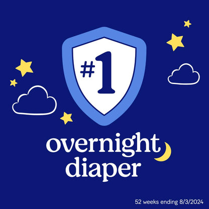 Huggies Overnites Size 5 Overnight Diapers (27+ lbs), 50 Ct, Packaging May Vary