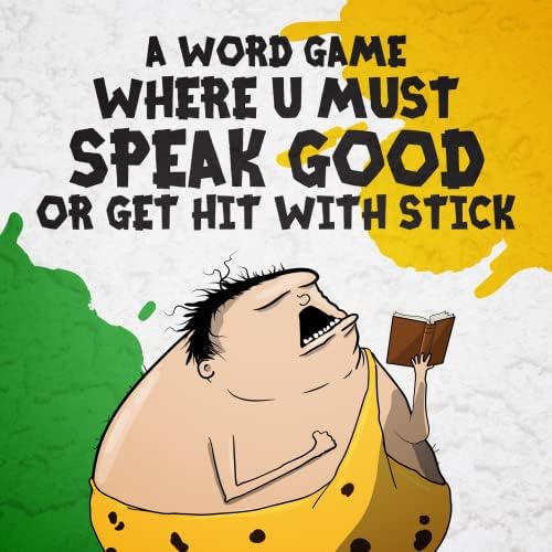 Exploding Kittens Poetry for Neanderthals Expansion Pack 2+ Players - Ages 7+ - 15 Minutes to Play - Original Game Required, 500 Cards - Party Game, Family Game Night, Kid and Adult Card Game